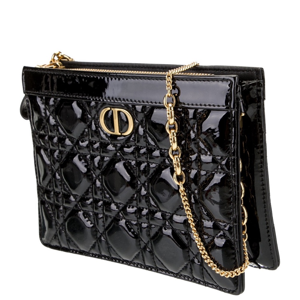 Christian Dior Patent Caro Crossbody